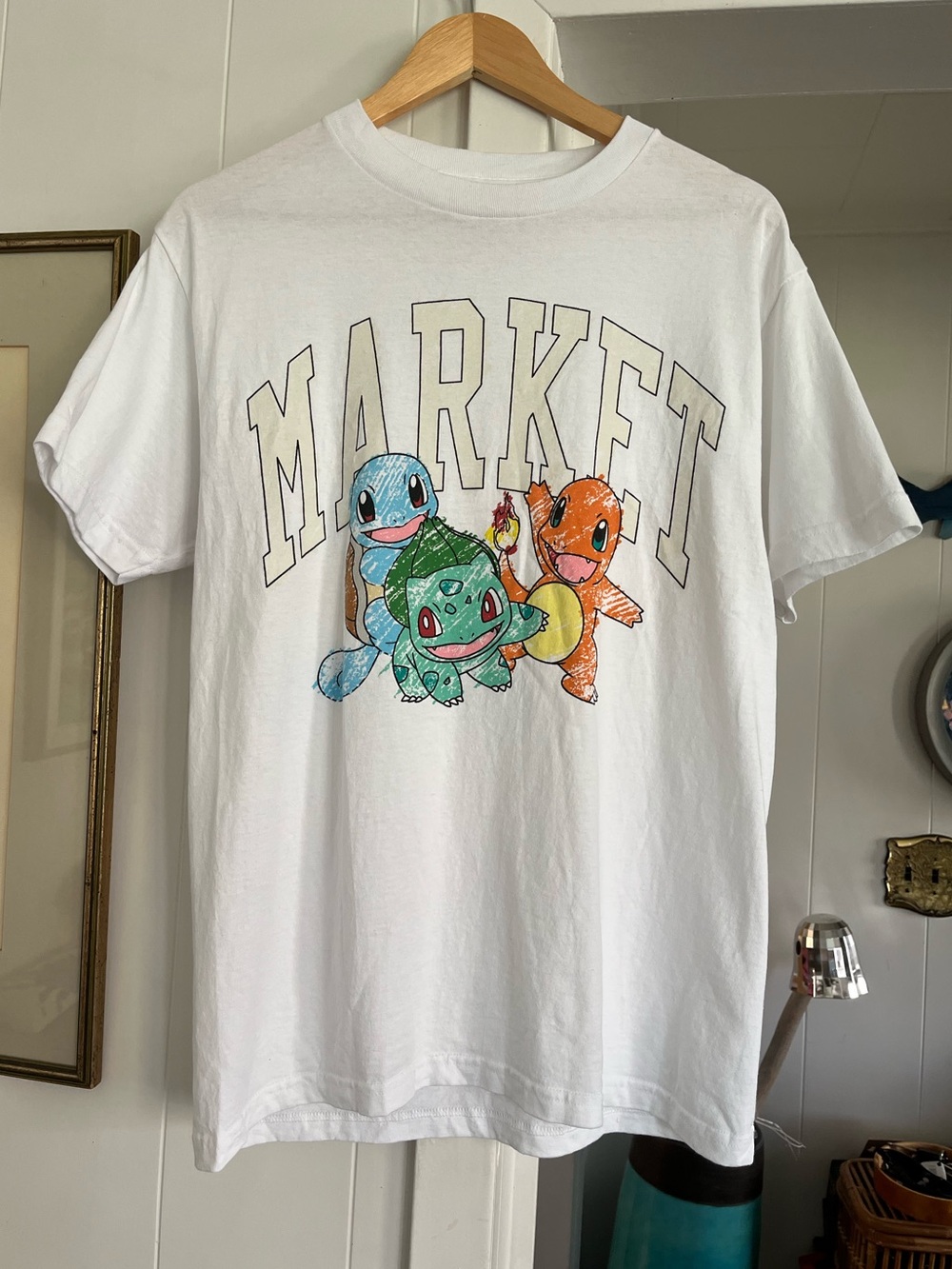 Chinatown Market x Pokemon Starters UV T-shirt Charmander Squirtle Bulbasaur
